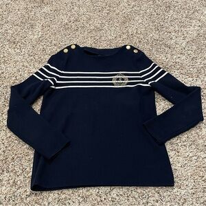 ST JAMES Breton Wmn Sz 6 wool sweater